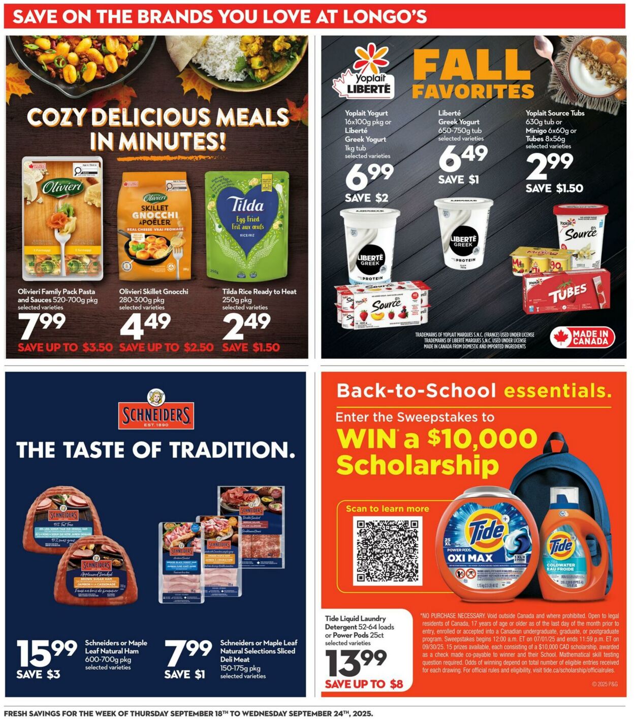 Flyer Longo's 18.09.2025 - 24.09.2025