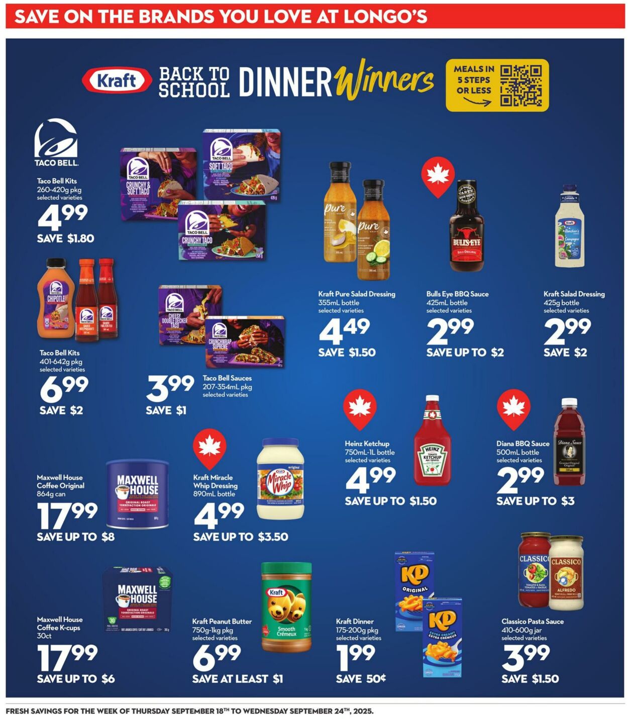 Flyer Longo's 18.09.2025 - 24.09.2025