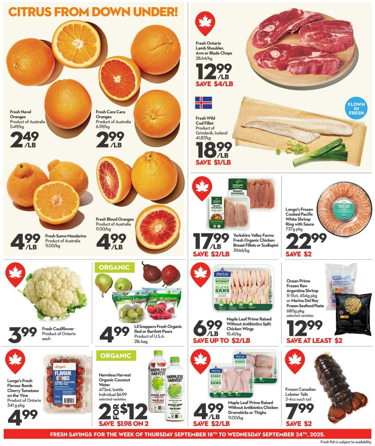 Flyer Longo's 18.09.2025 - 24.09.2025