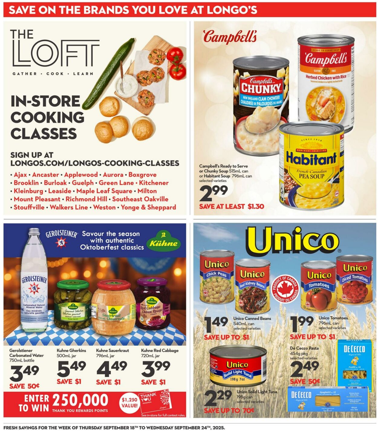 Flyer Longo's 18.09.2025 - 24.09.2025