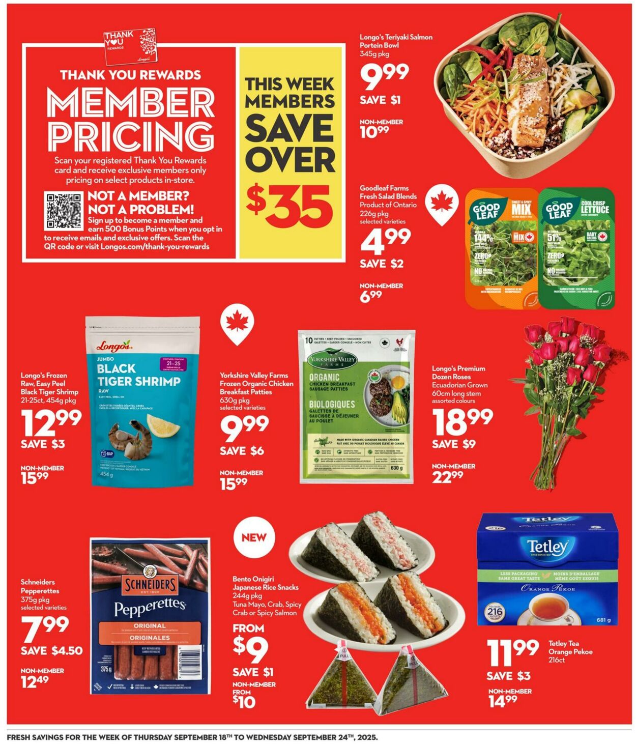 Flyer Longo's 18.09.2025 - 24.09.2025