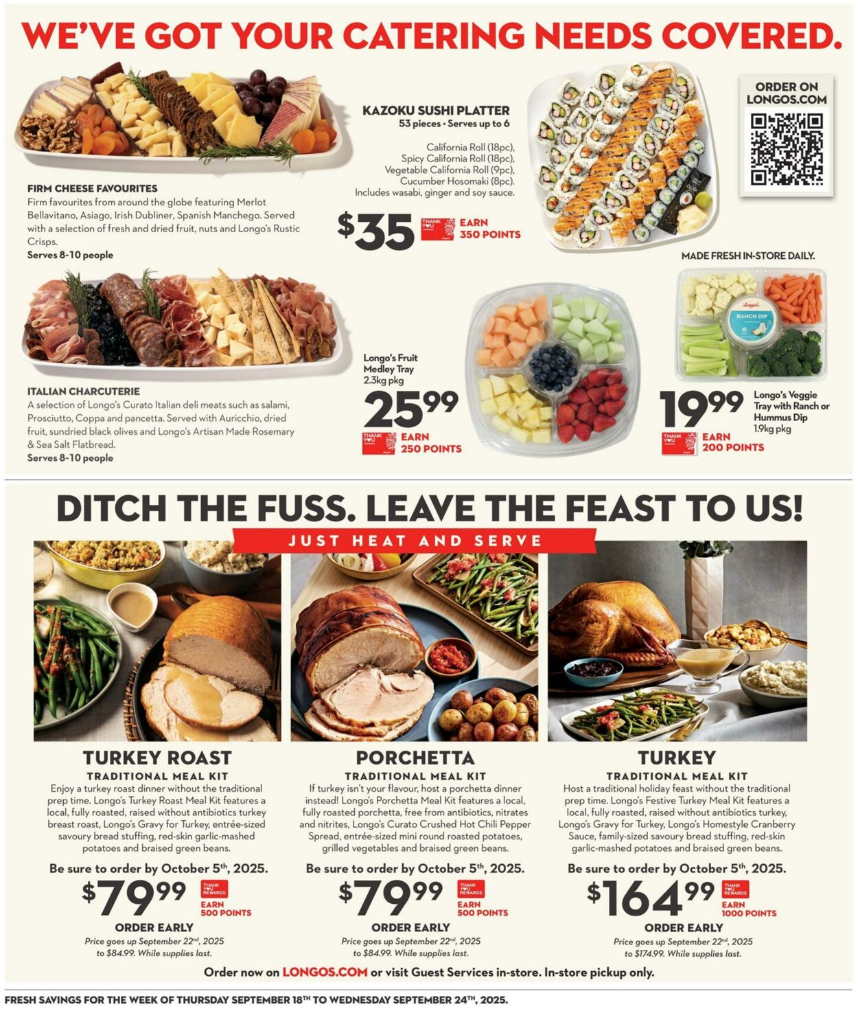 Flyer Longo's 18.09.2025 - 24.09.2025
