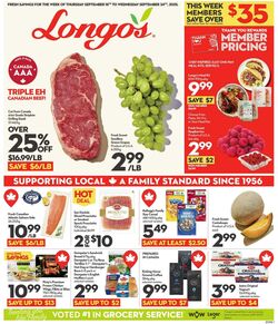 Flyer Longo's 18.09.2025 - 24.09.2025
