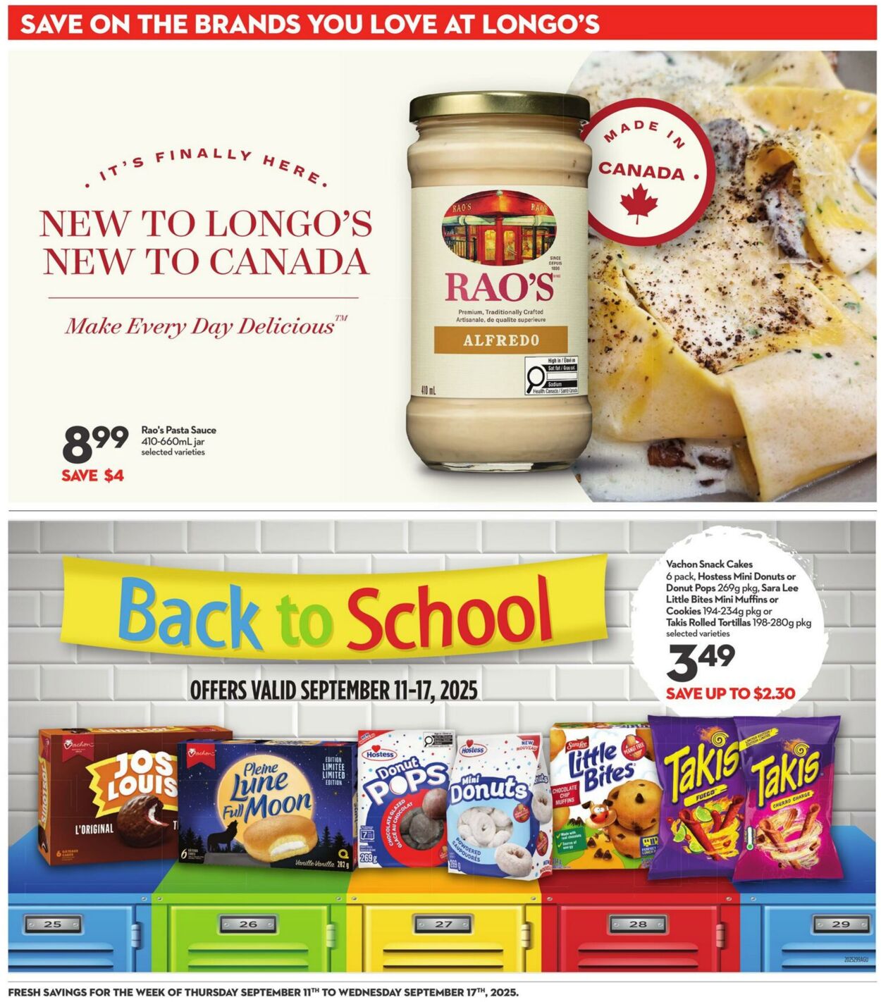 Flyer Longo's 11.09.2025 - 17.09.2025