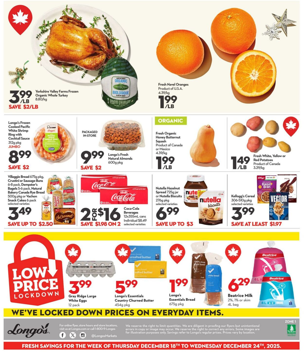 Flyer Longo's 18.12.2025 - 24.12.2025