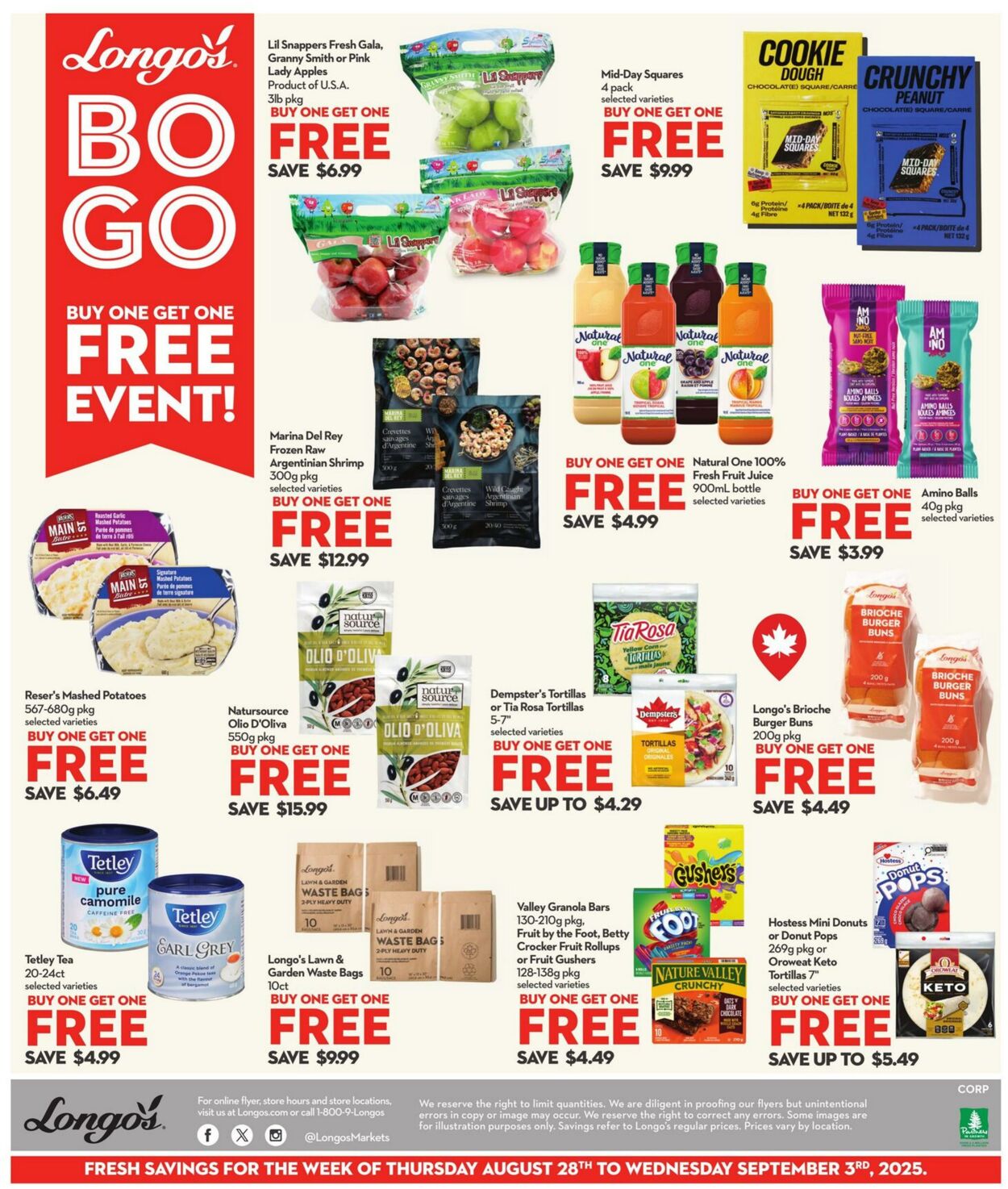 Flyer Longo's 28.08.2025 - 03.09.2025