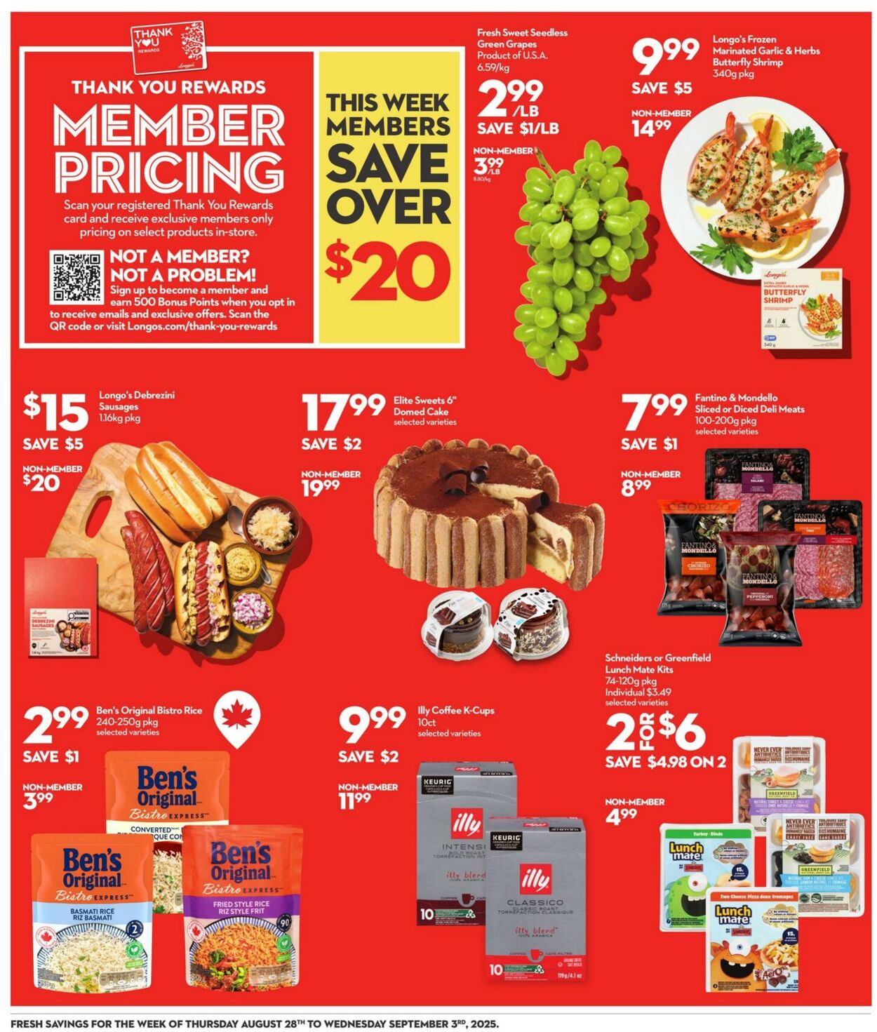 Flyer Longo's 28.08.2025 - 03.09.2025