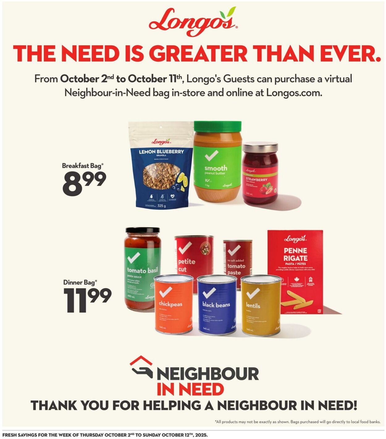 Flyer Longo's 02.10.2025 - 12.10.2025