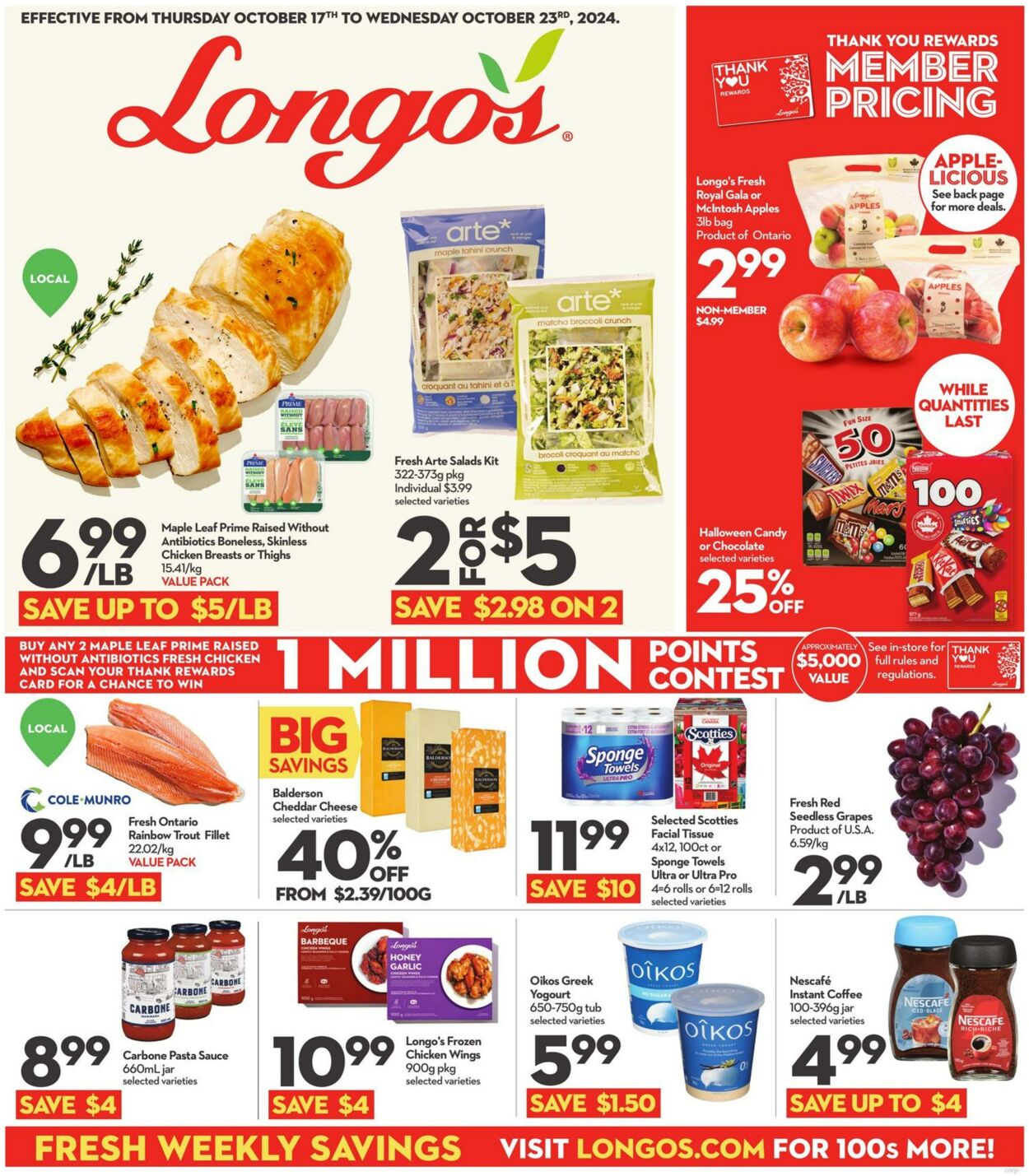 Longo's Promotional flyers