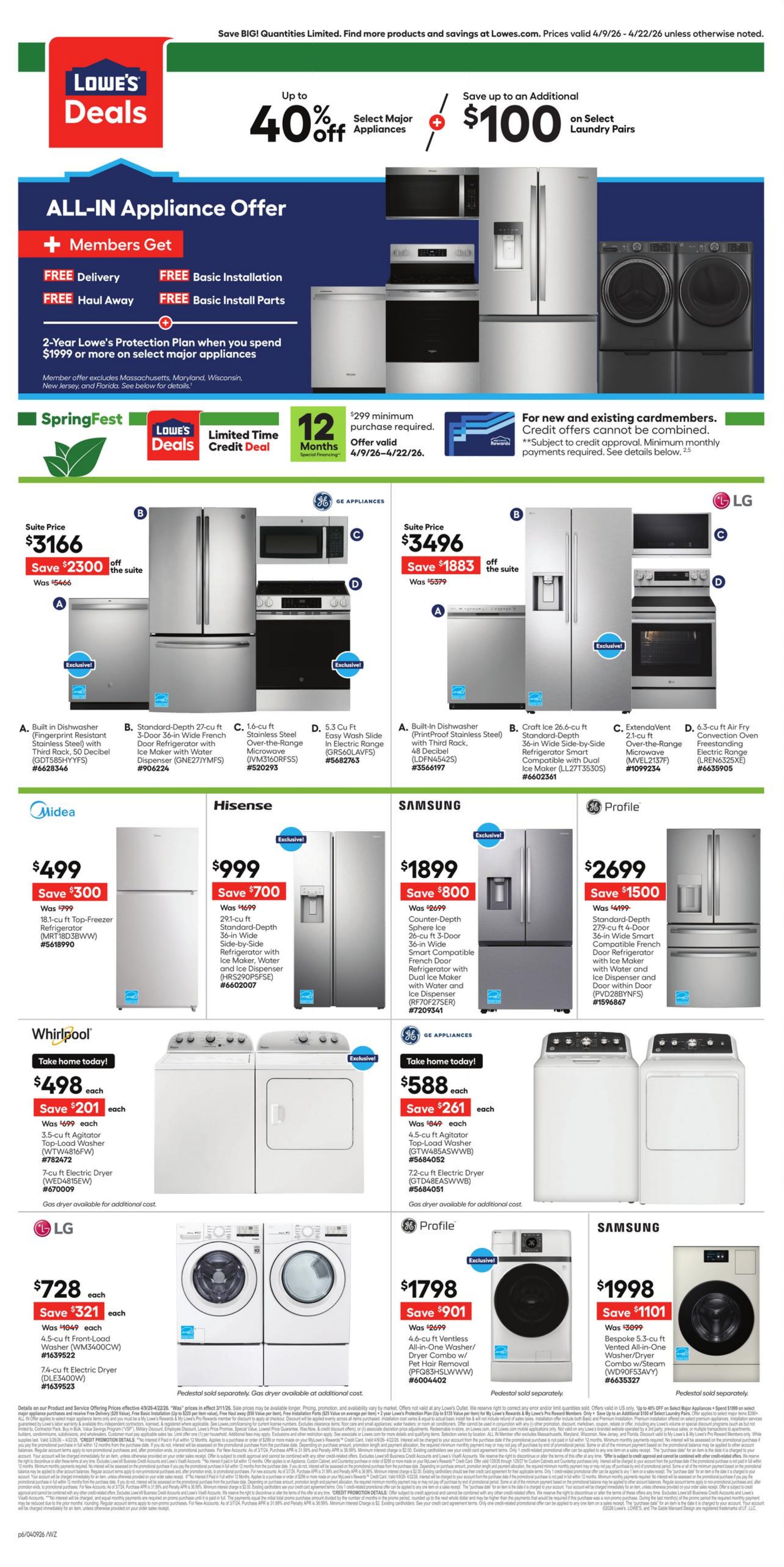 Flyer Lowe's 09.04.2026 - 22.04.2026