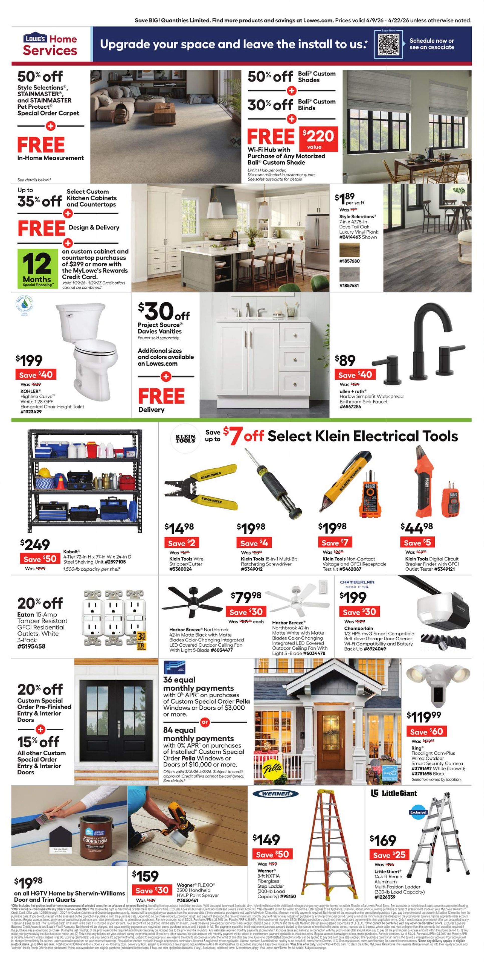 Flyer Lowe's 09.04.2026 - 22.04.2026