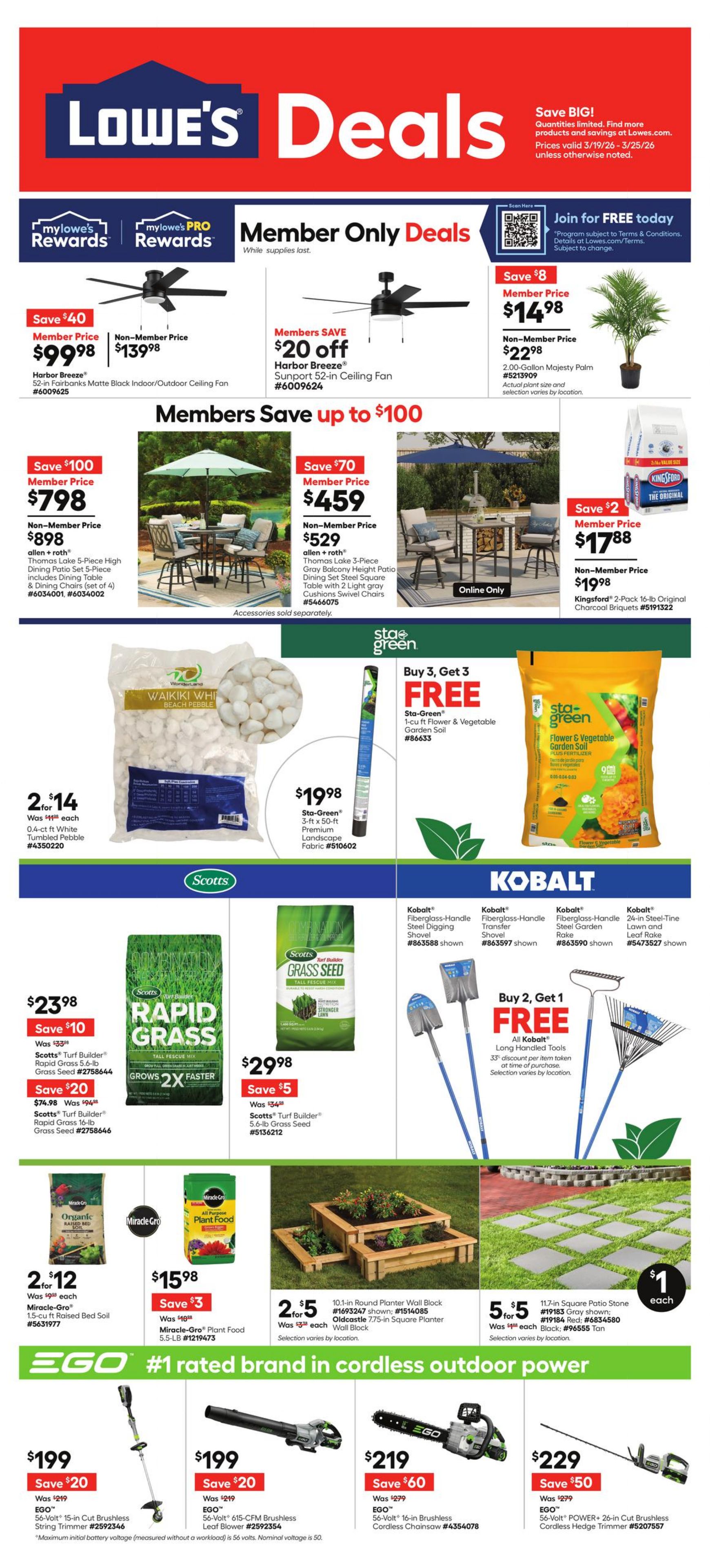 Flyer Lowe's 19.03.2026 - 25.03.2026