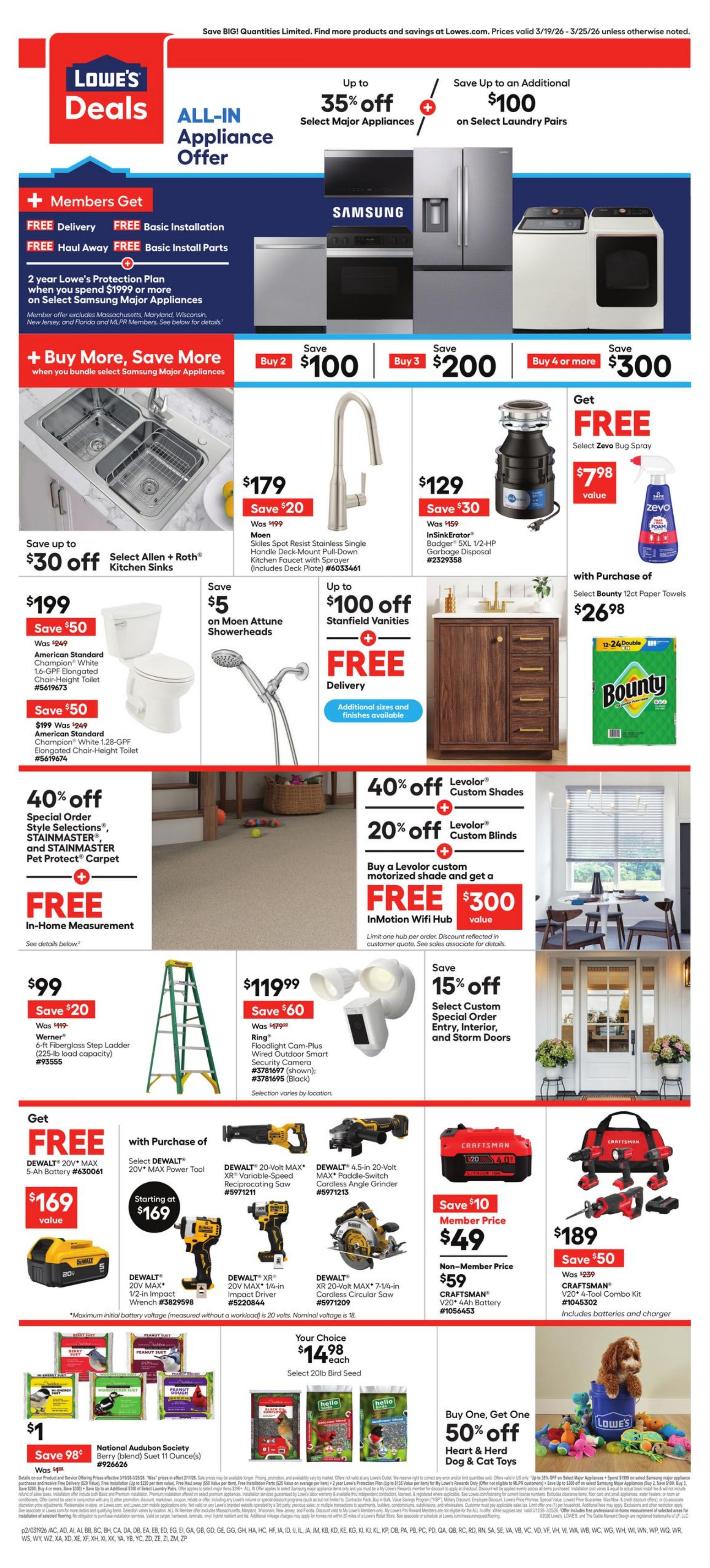 Flyer Lowe's 19.03.2026 - 25.03.2026