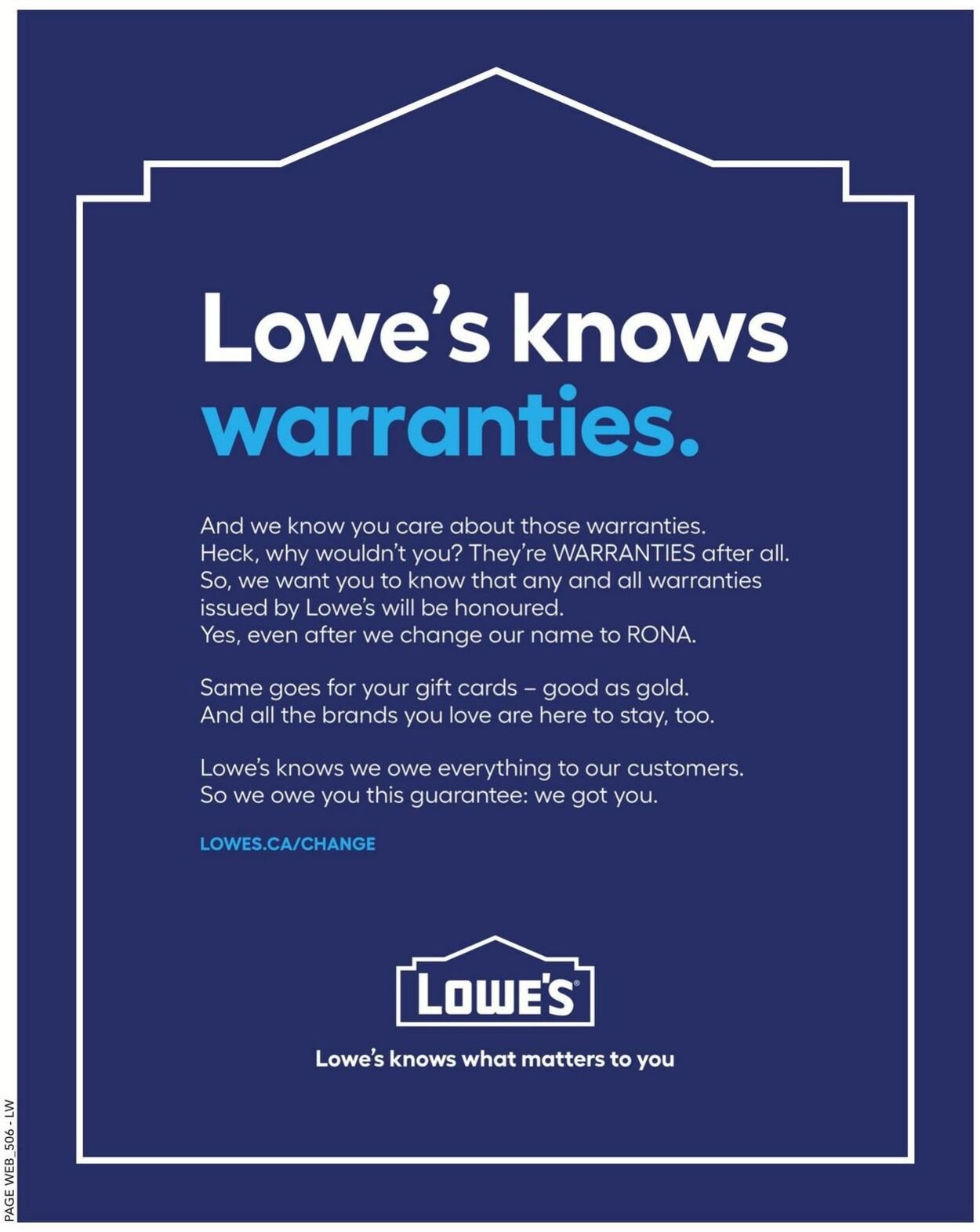 Flyer Lowe's 29.06.2023 - 05.07.2023