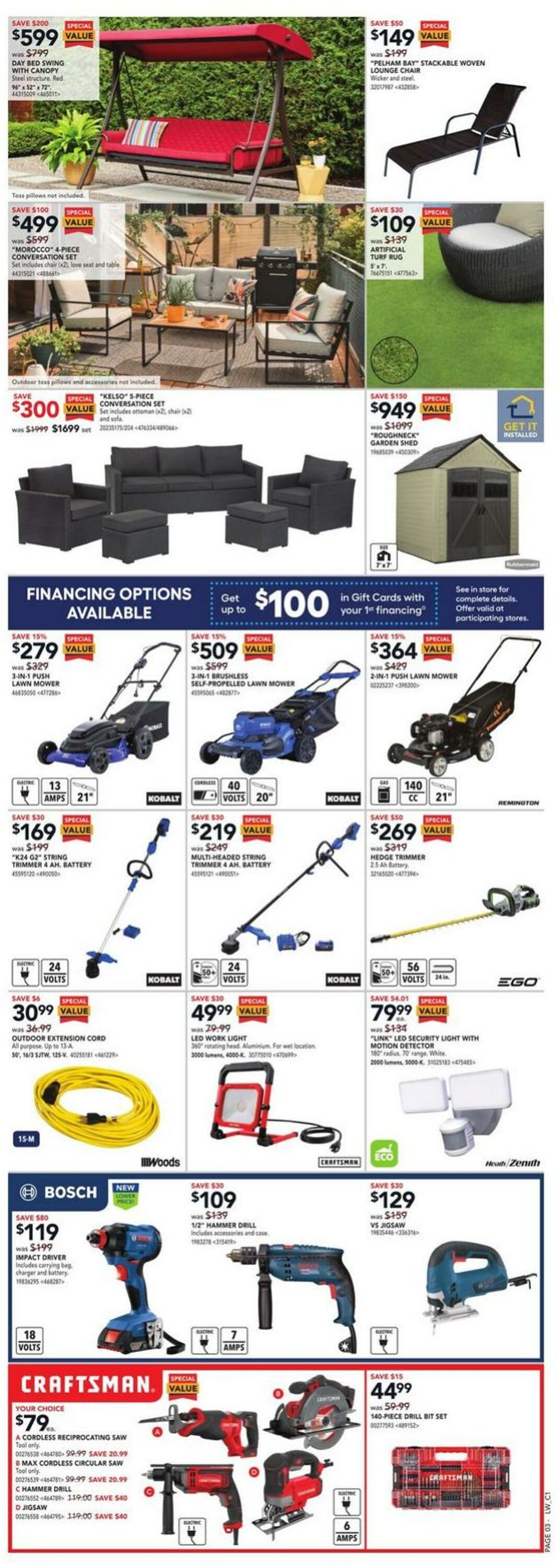 Flyer Lowe's 29.06.2023 - 05.07.2023