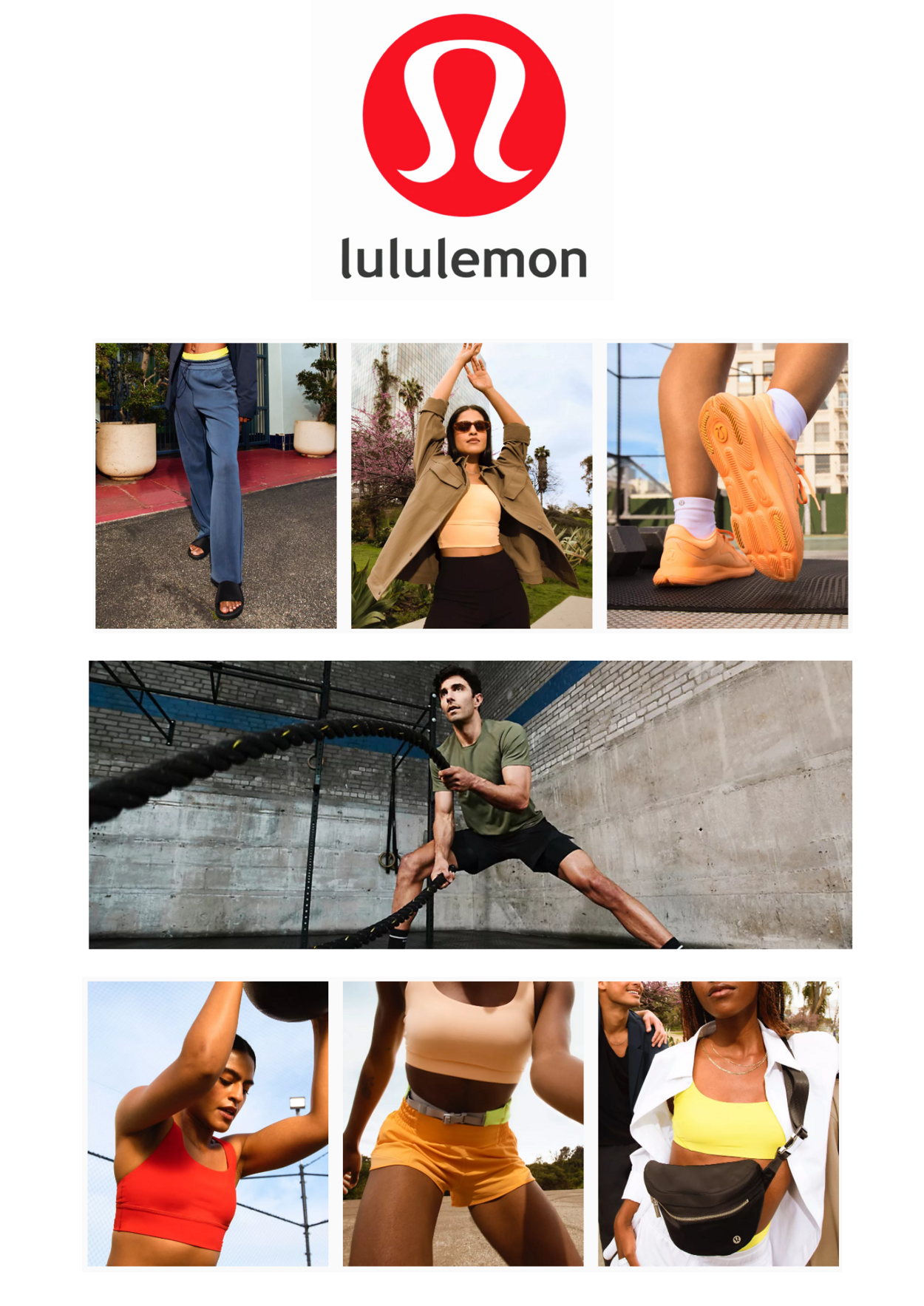 Lululemon Promotional flyers