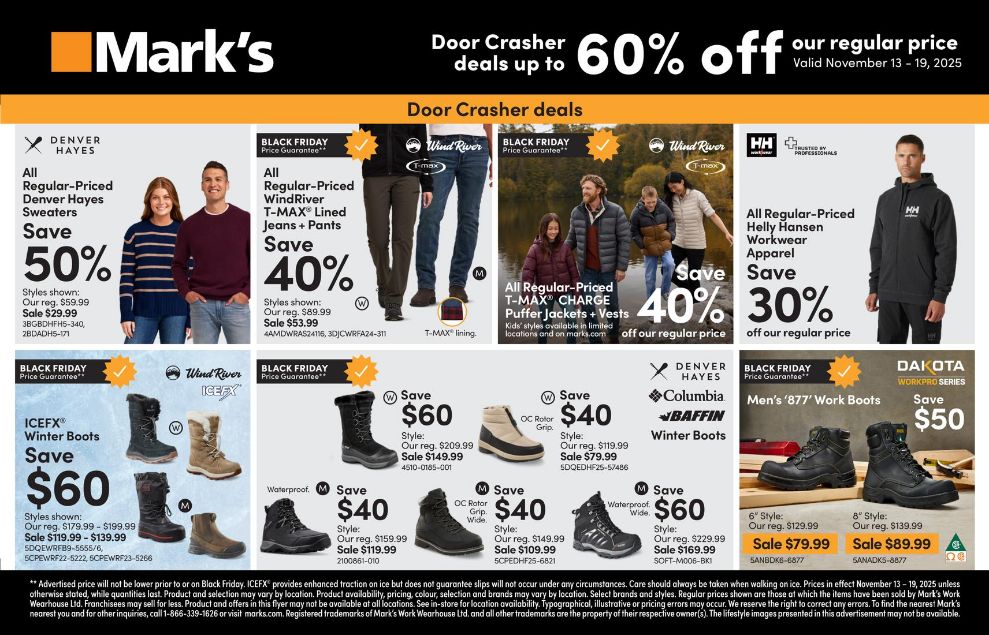 Flyer Mark's 13.11.2025 - 19.11.2025