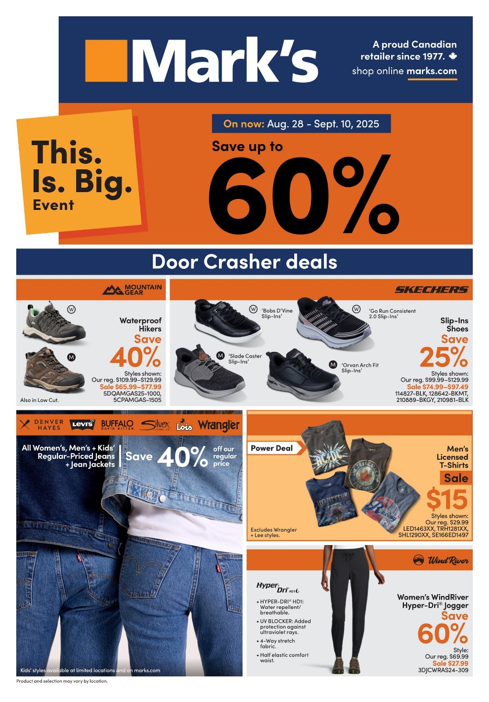 Flyer Mark's 28.08.2025 - 10.09.2025