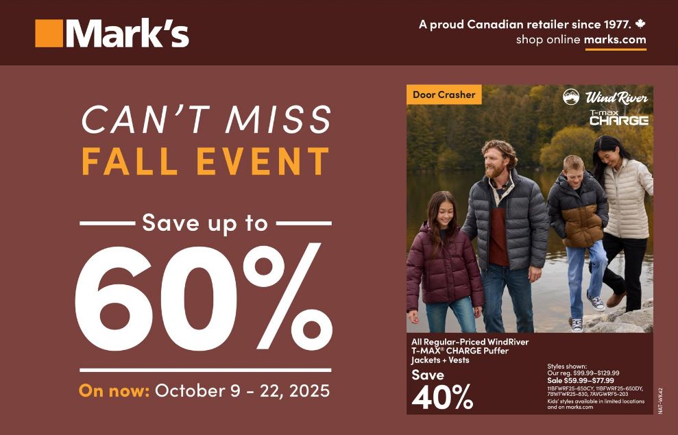 Flyer Mark's 09.10.2025 - 22.10.2025