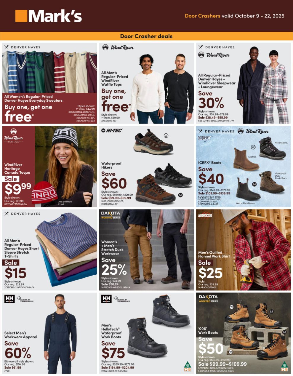 Flyer Mark's 09.10.2025 - 22.10.2025