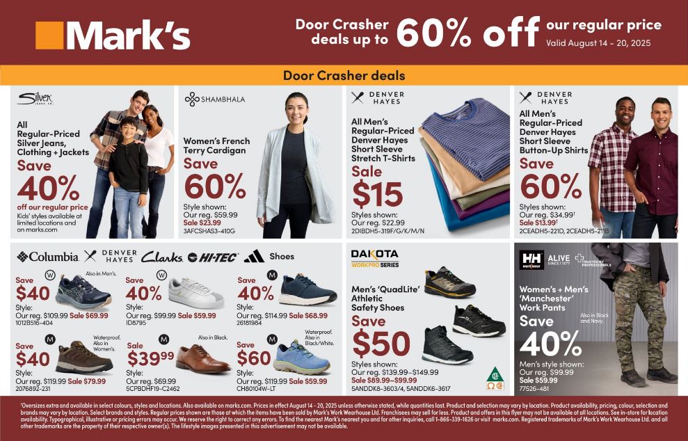 Flyer Mark's 14.08.2025 - 20.08.2025