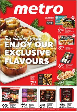  Enjoy Exclusive Flavours - Metro