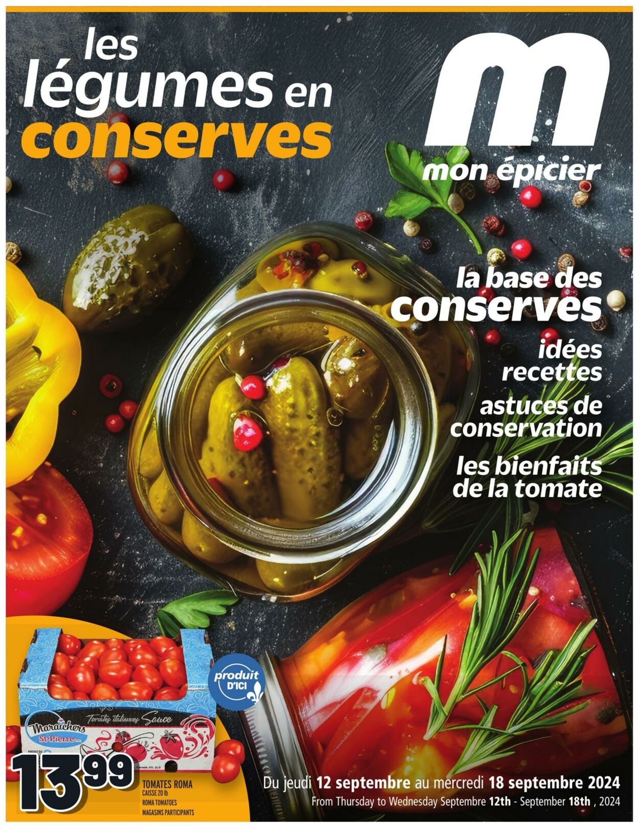 Flyer Metro - les légumes en conserves - Metro Plus 12 Sep 2024 - 18 Sep 2024