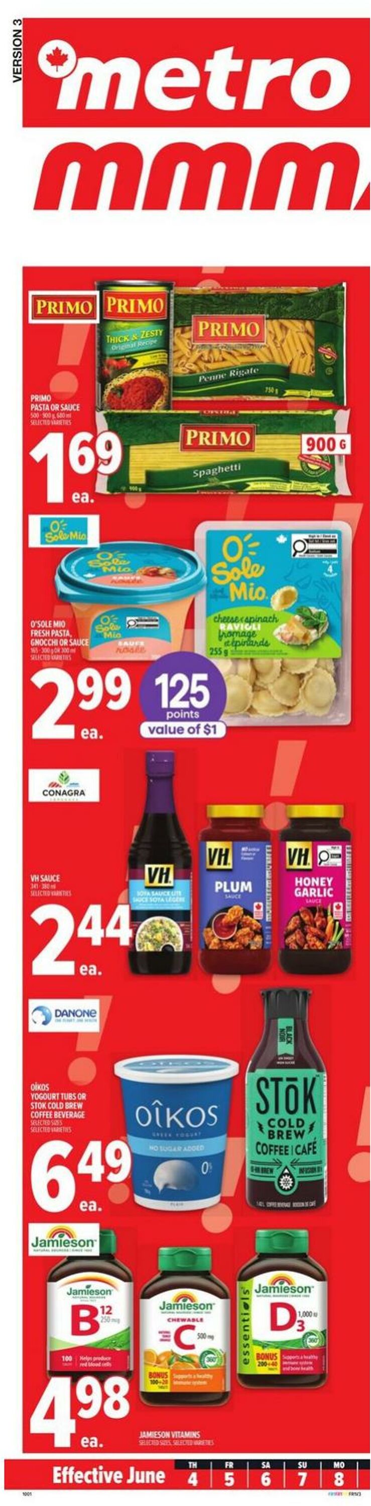 Flyer Metro - Ontario - Metro 4 Jun 2026 - 10 Jun 2026