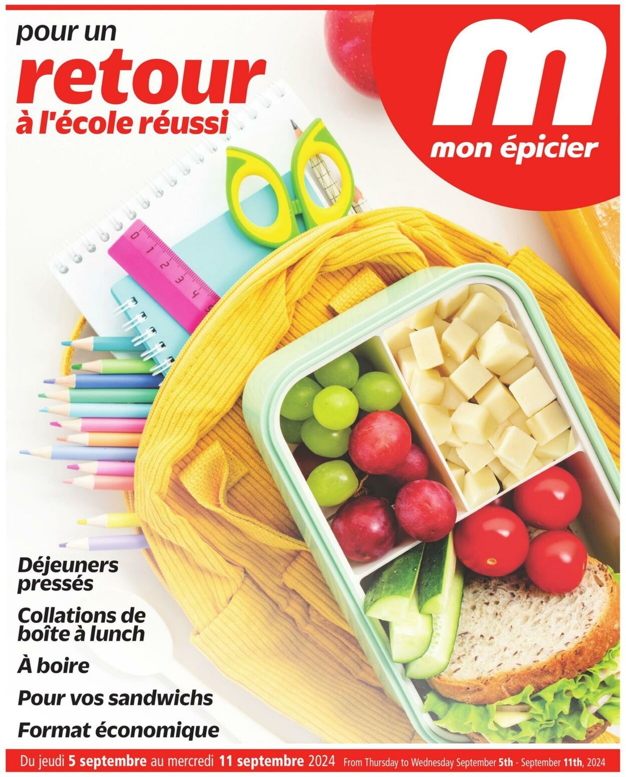 Flyer Metro - pour un retour à l'école réussi - Metro Plus 5 Sep 2024 - 11 Sep 2024