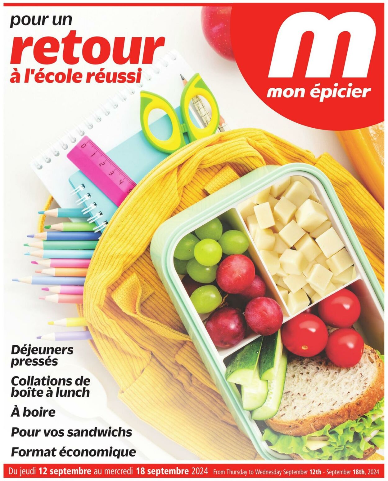 Flyer Metro - pour un retour à l'école réussi - Metro Plus 12 Sep 2024 - 18 Sep 2024