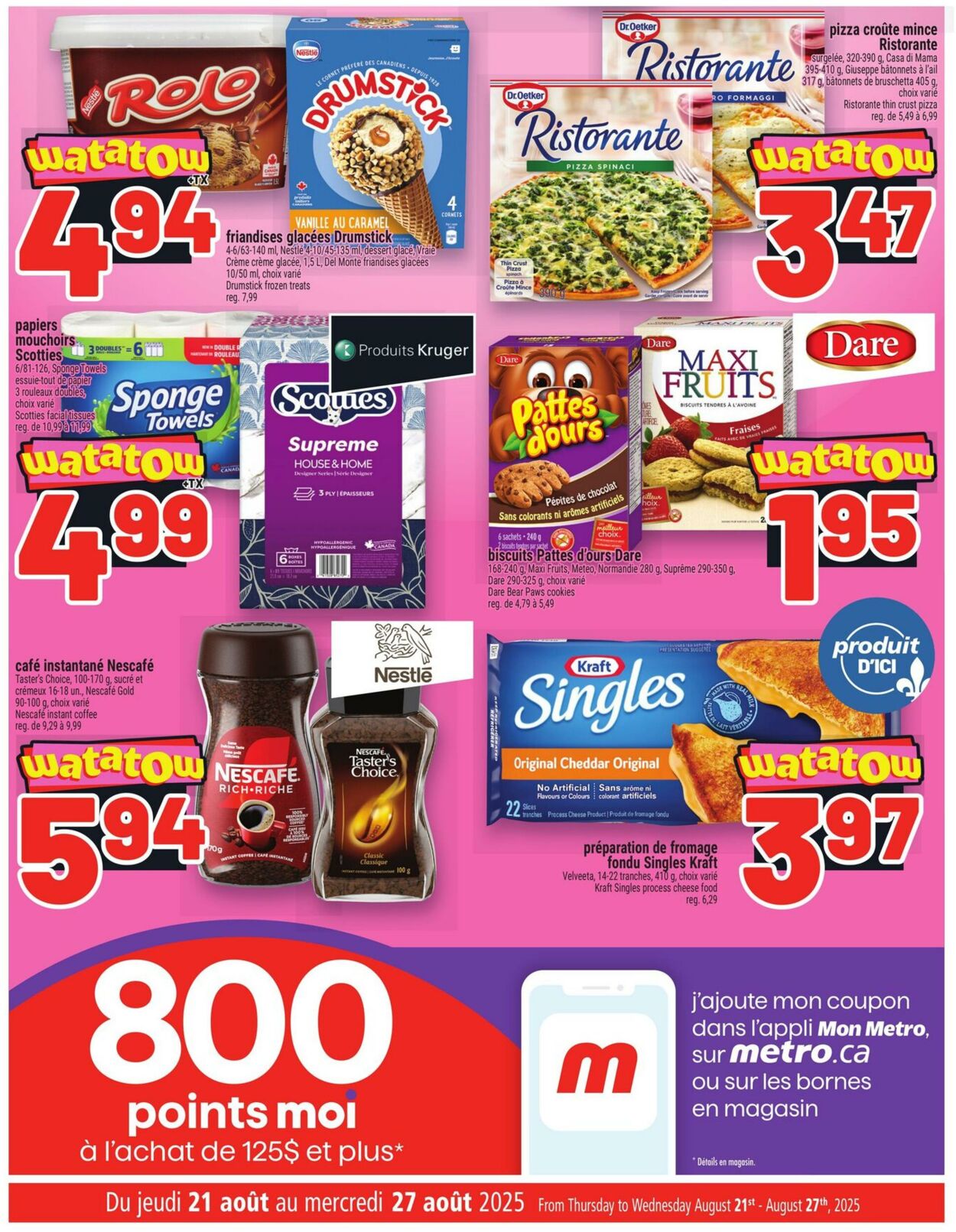 Flyer Metro 21.08.2025 - 27.08.2025