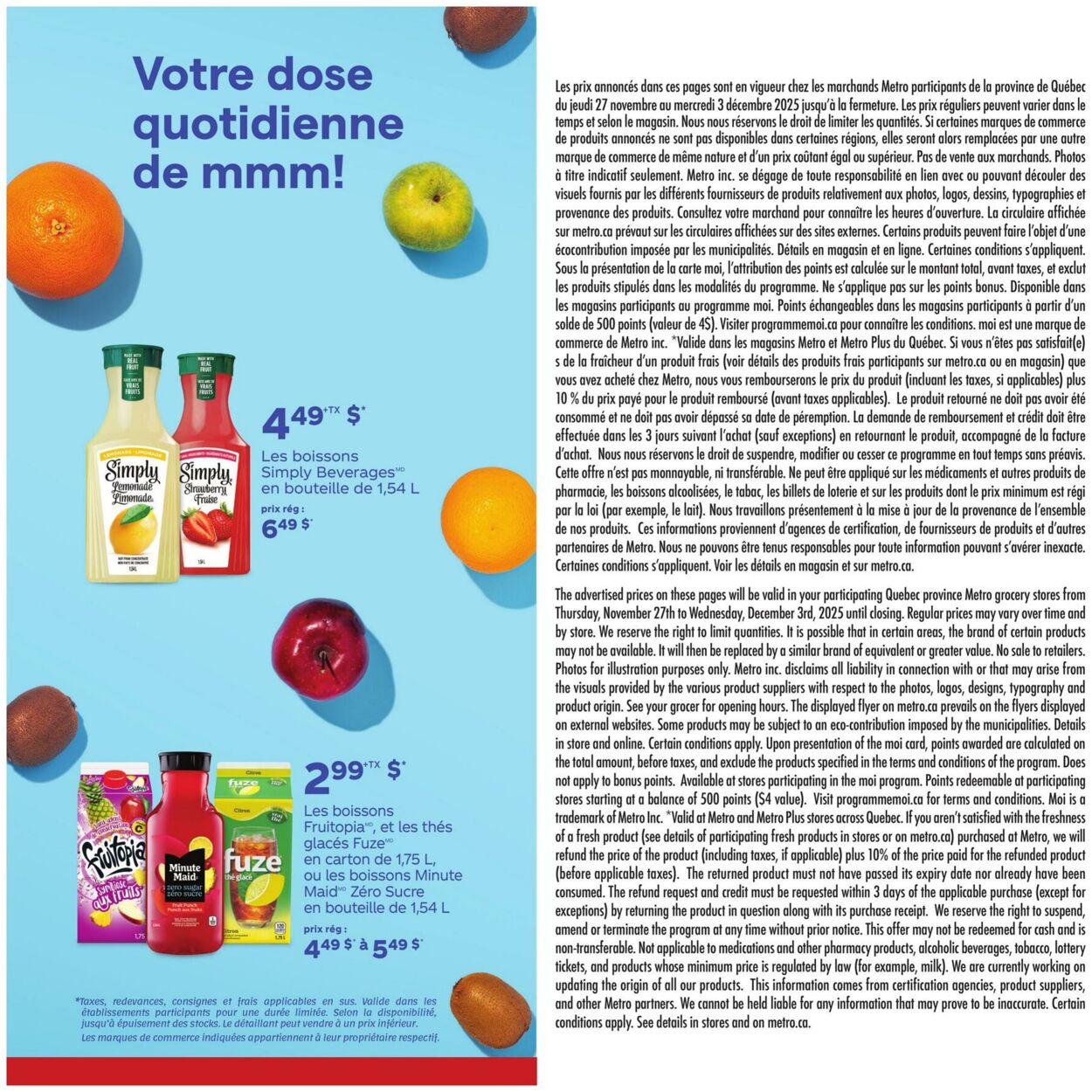 Flyer Metro 27.11.2025 - 03.12.2025