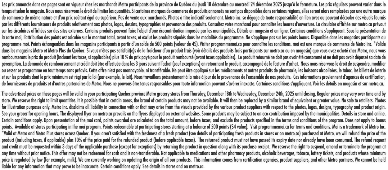 Flyer Metro 18.12.2025 - 24.12.2025