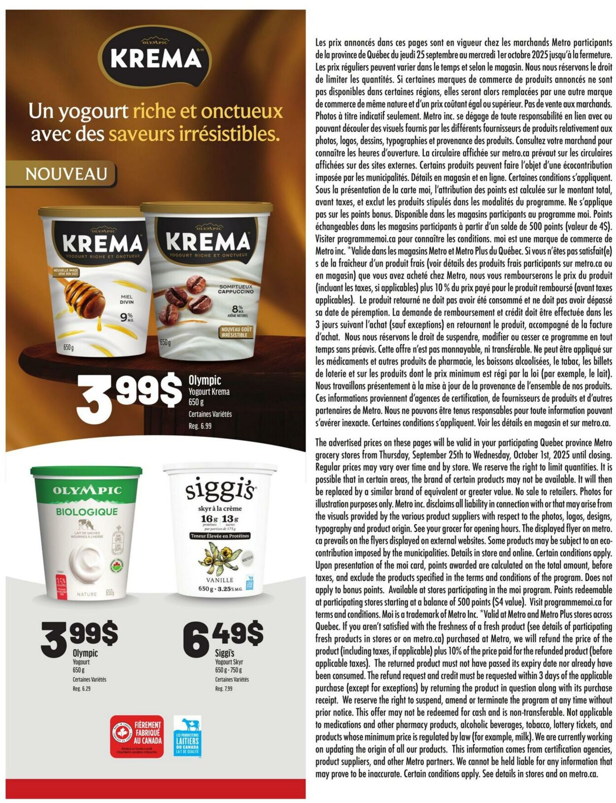 Flyer Metro 25.09.2025 - 01.10.2025