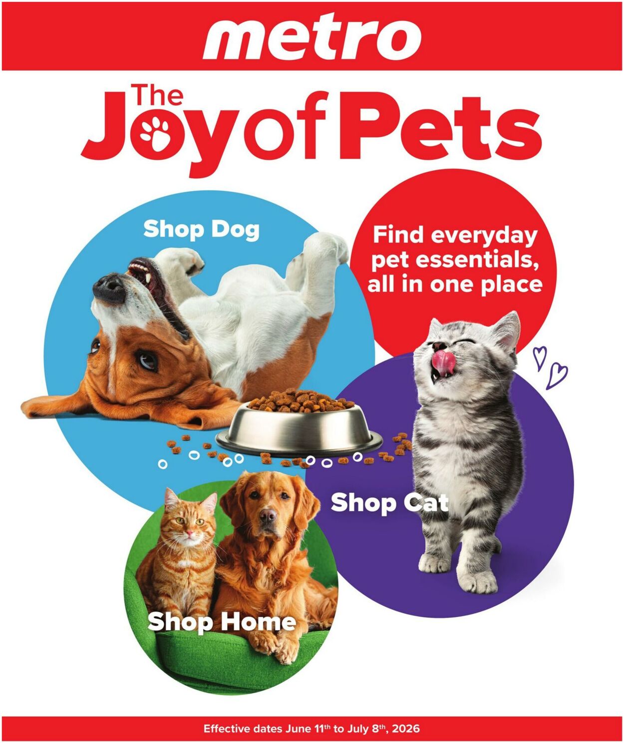 Flyer Metro - The Joy of Pets - Metro 11 Jun 2026 - 8 Jul 2026