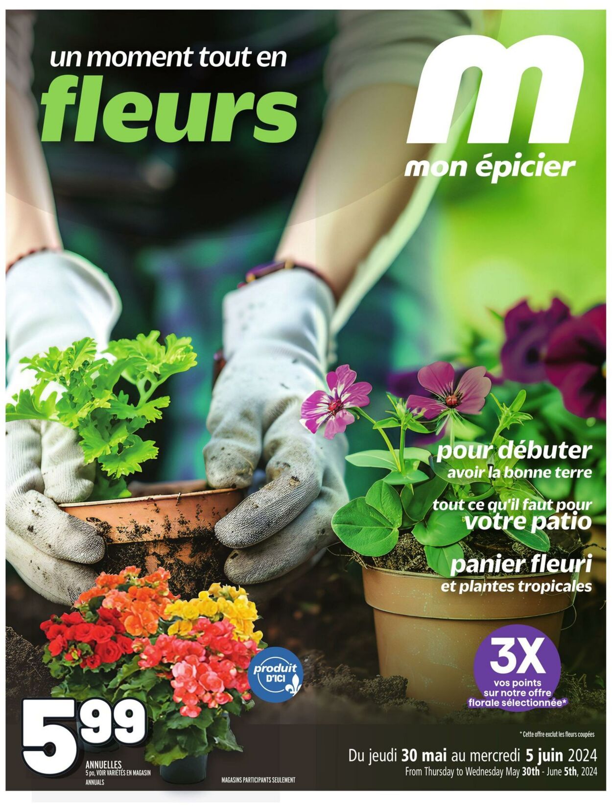 Flyer Metro - Un Moment Tout en Fleurs - Metro Plus 30 May 2024 - 5 Jun 2024