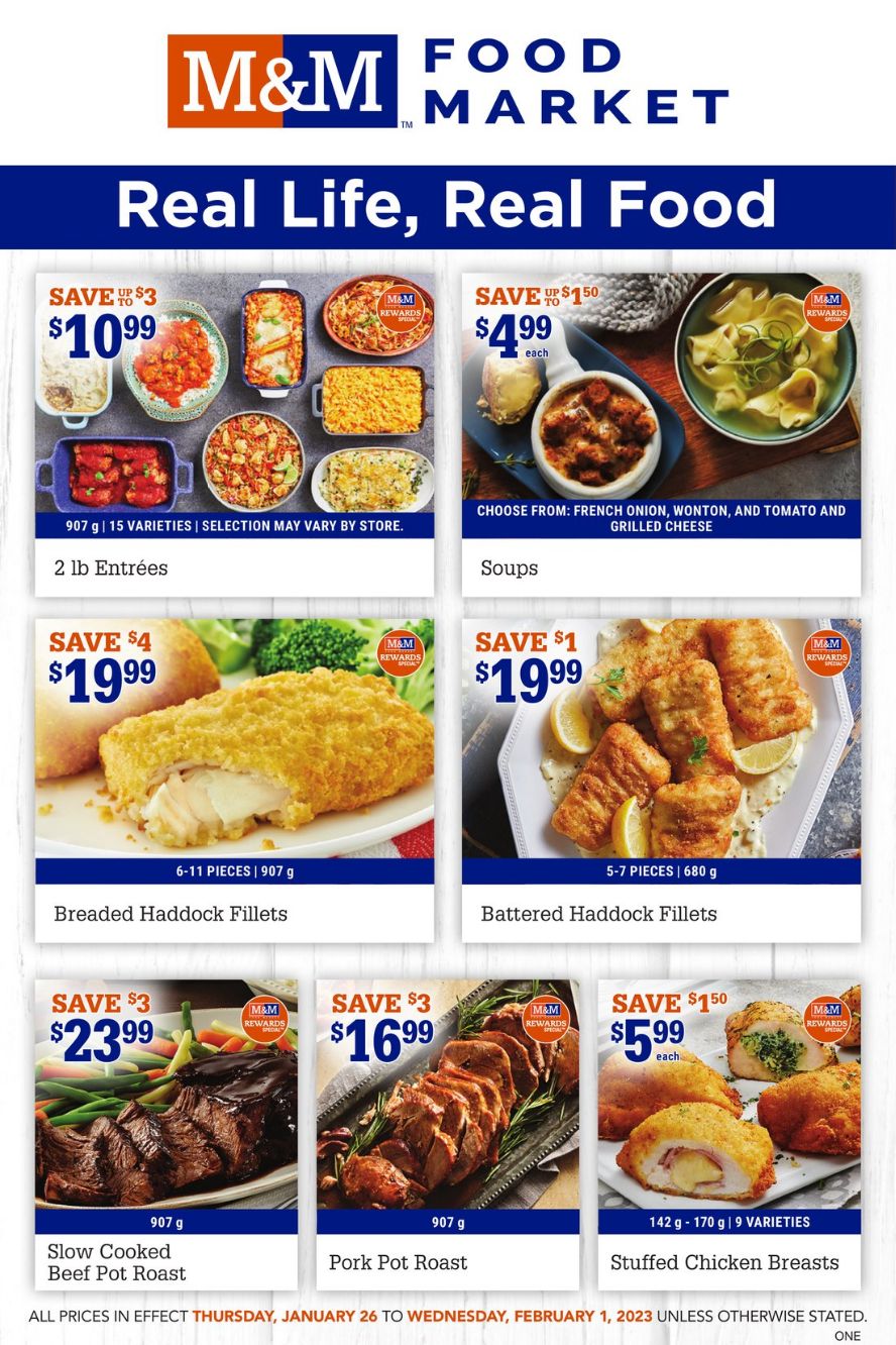 Flyer M&M Food Market 26.01.2023 - 01.02.2023