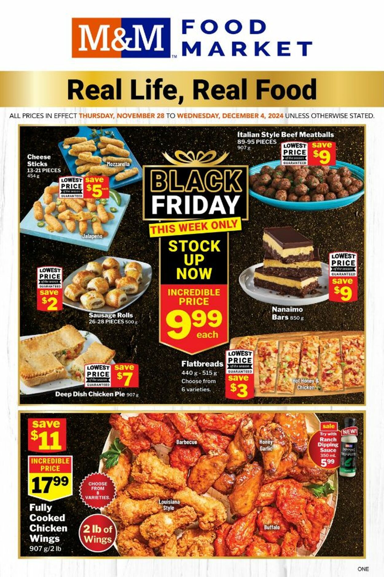 M&M Food Market Promotional flyers