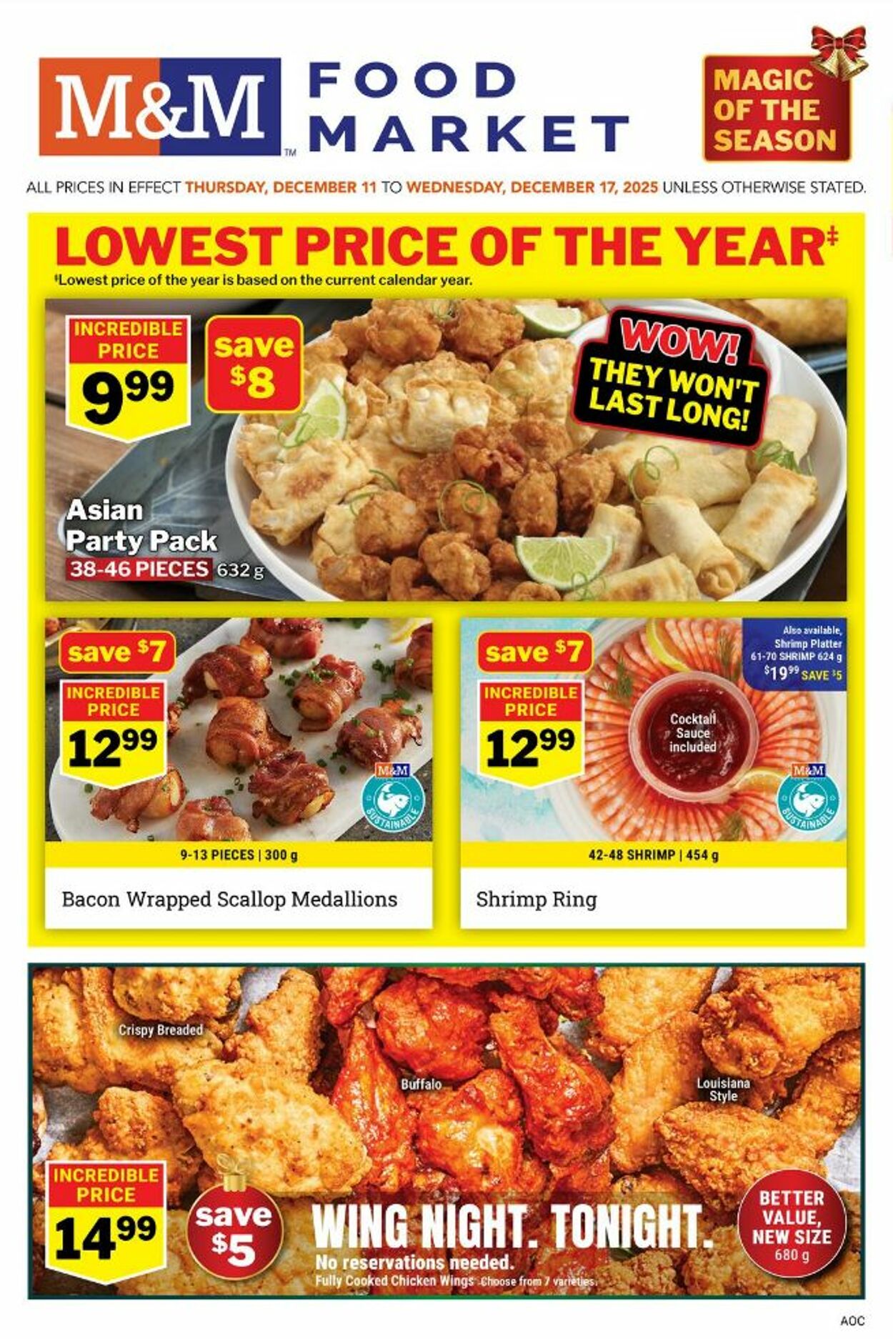 Flyer M&M Food Market 11.12.2025 - 17.12.2025