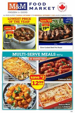 Flyer M&M Food Market 11.09.2025 - 17.09.2025