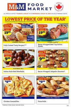 Flyer M&M Food Market 14.08.2025 - 20.08.2025