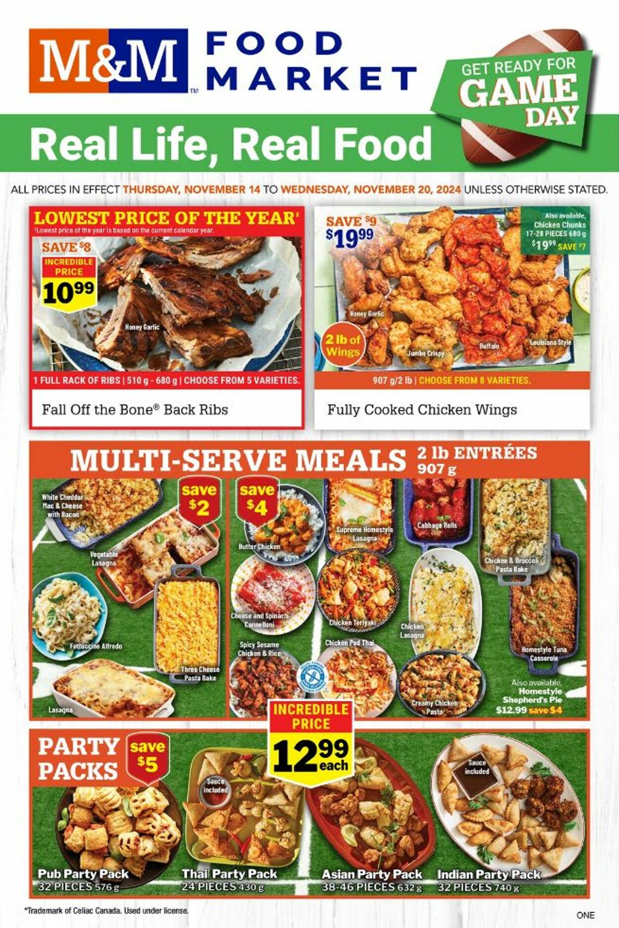 M&M Food Market Promotional flyers