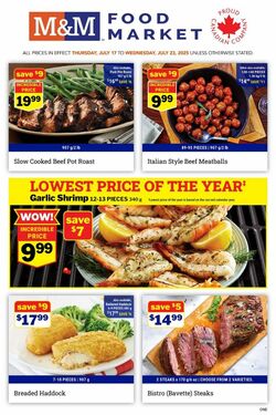 Flyer M&M Food Market 17.07.2025 - 23.07.2025