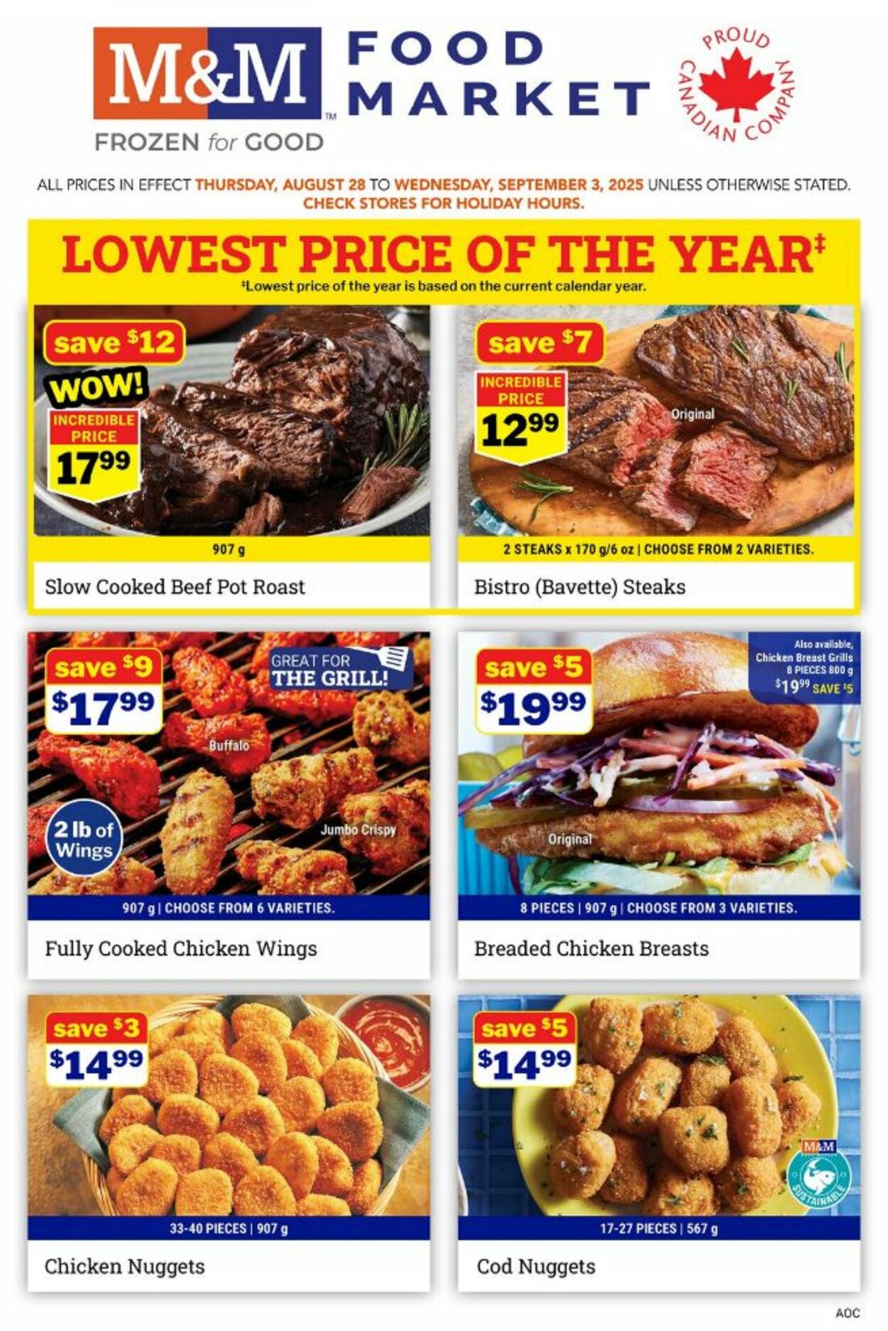 Flyer M&M Food Market 28.08.2025 - 03.09.2025