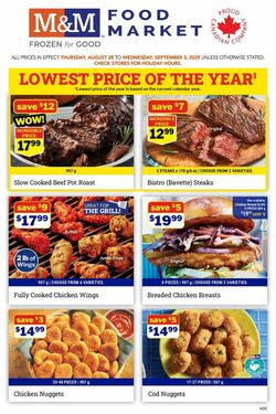 Flyer M&M Food Market 28.08.2025 - 03.09.2025