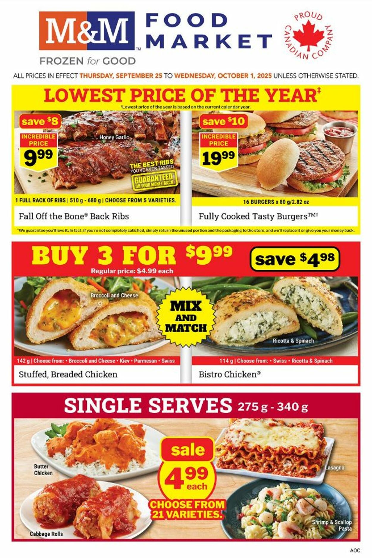 Flyer M&M Food Market 25.09.2025 - 01.10.2025
