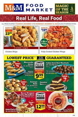 Flyer M&M Food Market 12.12.2024 - 18.12.2024