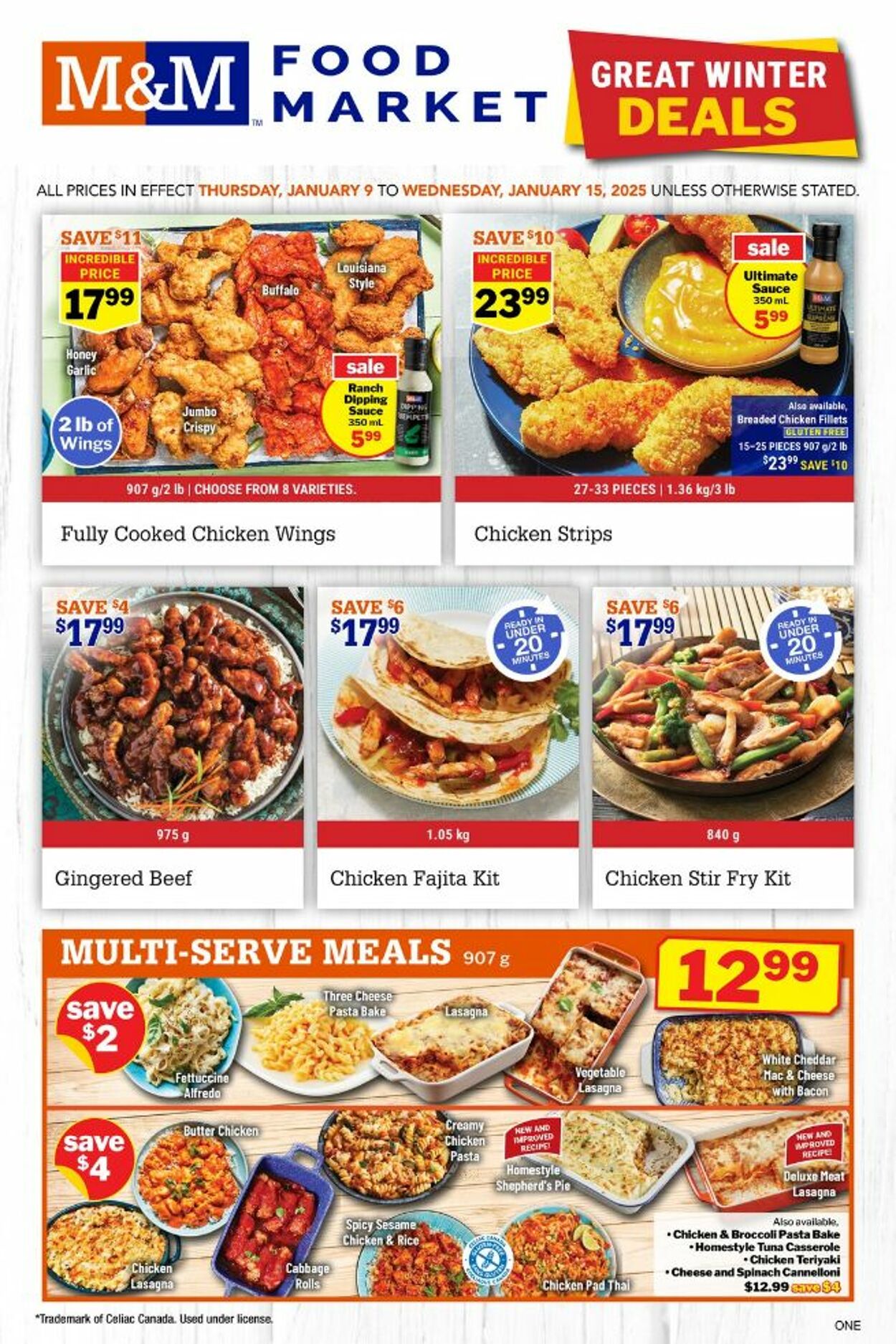 M&M Food Market Promotional flyers