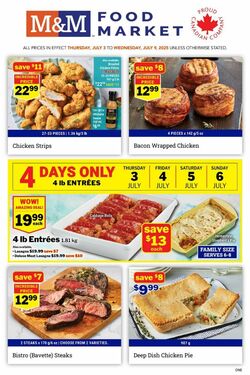 Flyer M&M Food Market 03.07.2025 - 09.07.2025