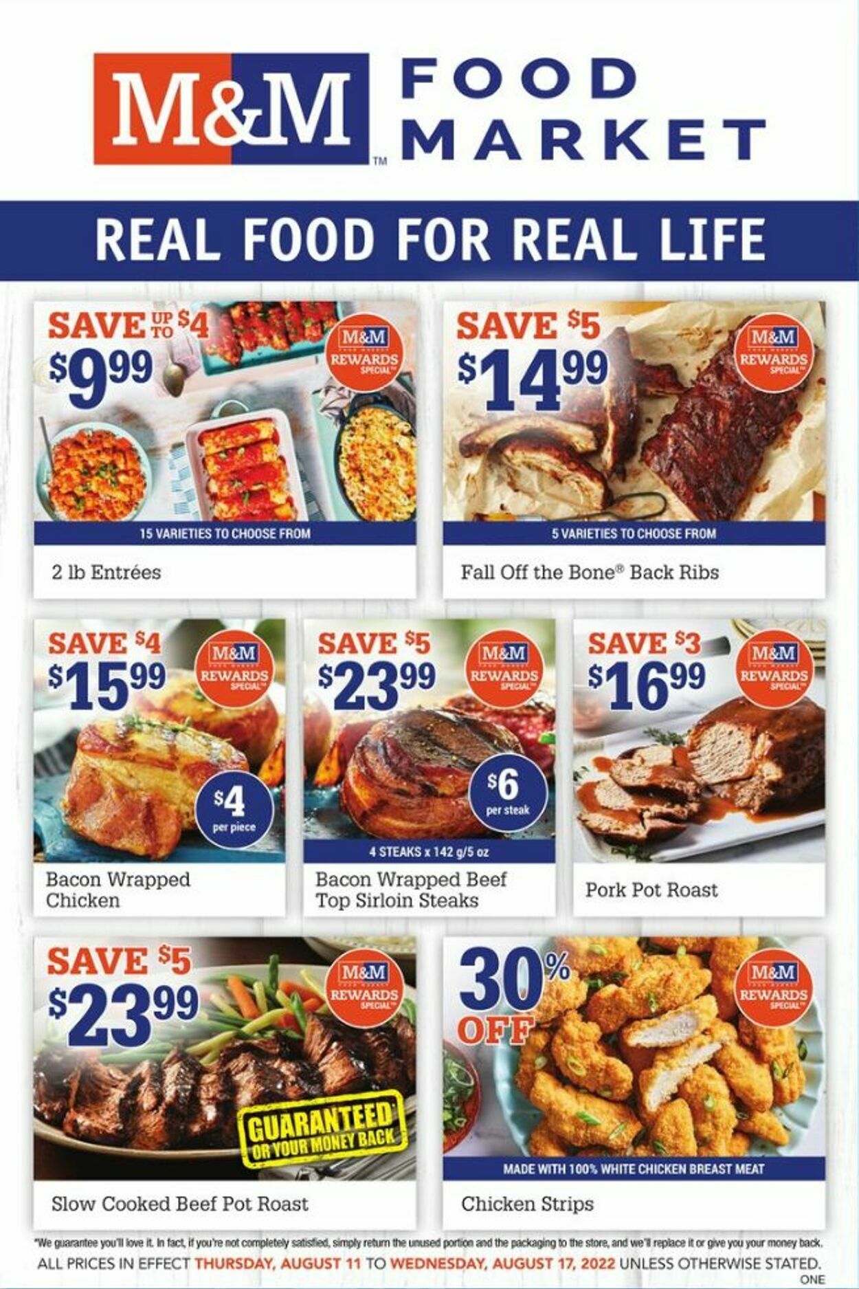 M&M Food Market Promotional flyers
